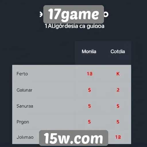 Comparação entre jogos populares da plataforma 17game